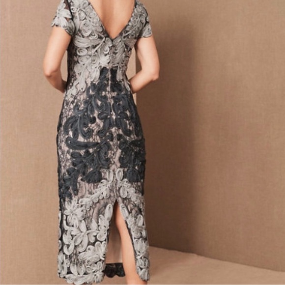 BHLDN JS Collections Santiago dress blue gray - Picture 2 of 4